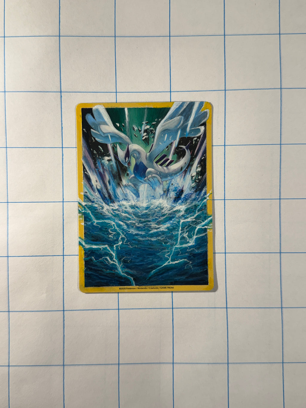 Lugia - Card Alter Painting