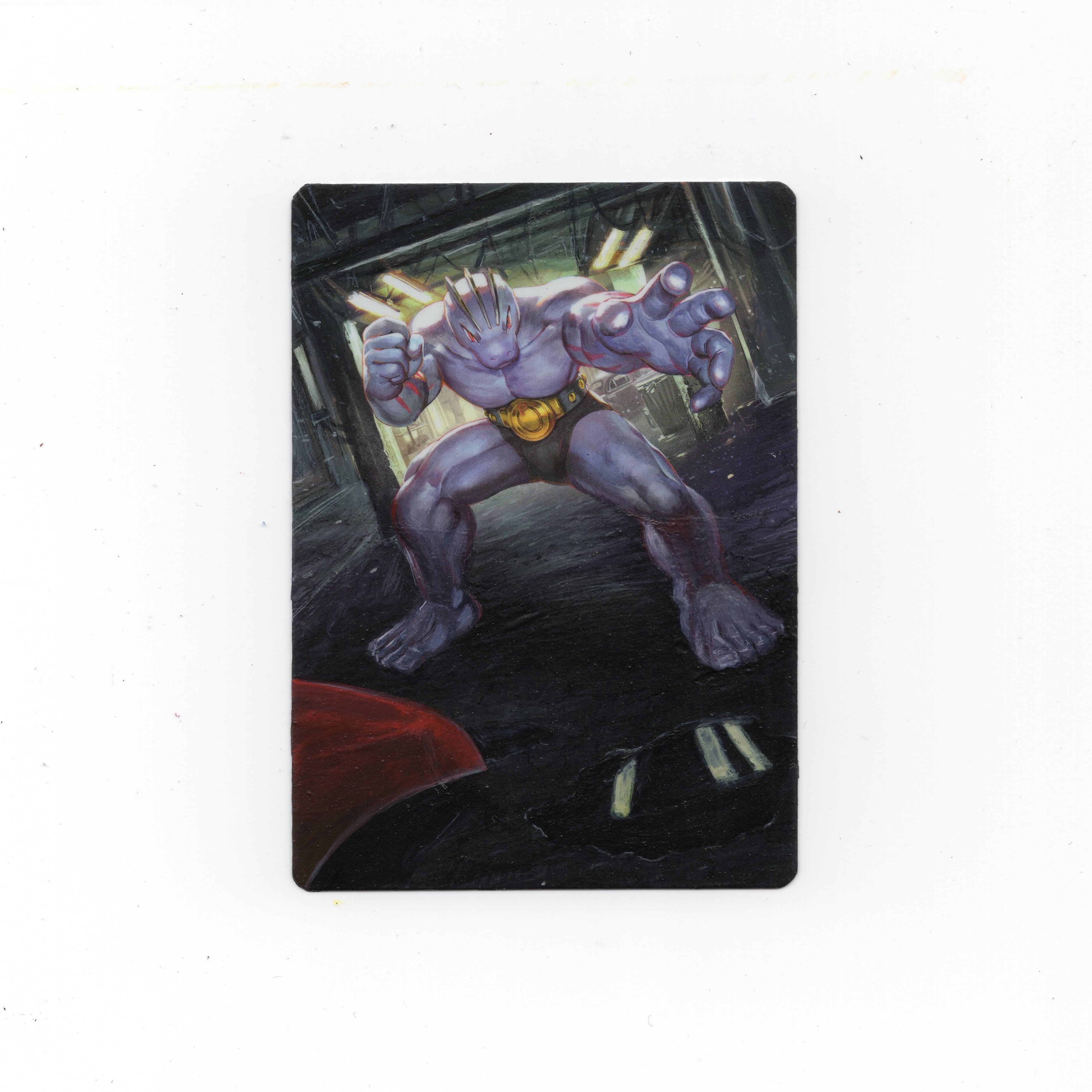 Machoke - Card Alter Painting
